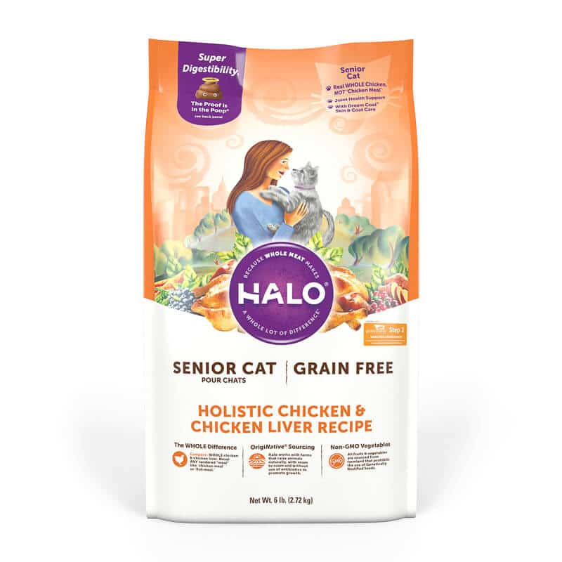 best food for senior cat that throws up