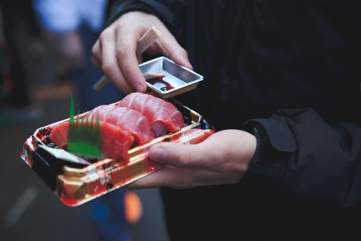 12 Best Cat Food Names You'll Love 12 tuna sashimi about to be served