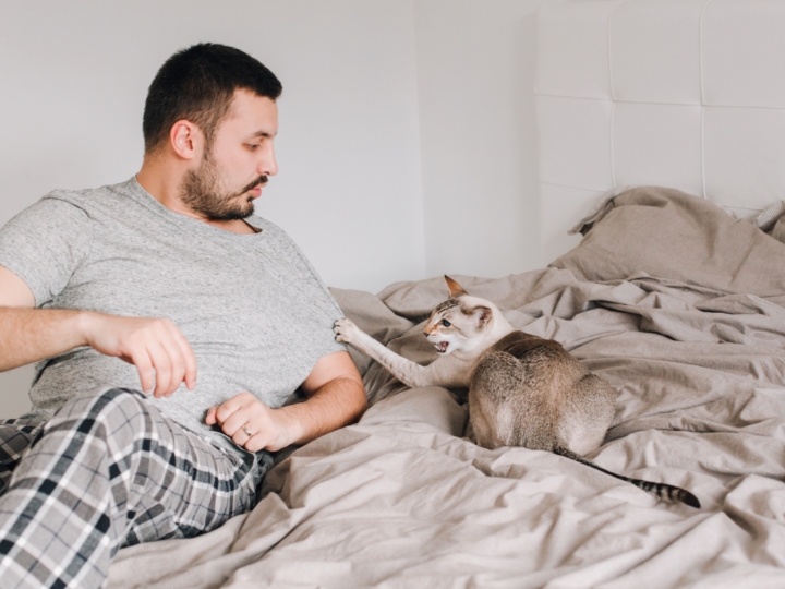 Why Does My Cat Sleep With Me and Not My Husband? 7 Reasons